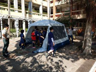 1100224童軍第一次團集會（蒙古包帳篷搭建+戲劇表演劇本創作）